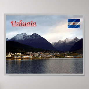 Poster Ushuaia - Par Nuit - Argentine -