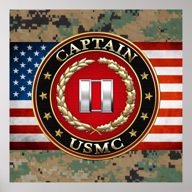 Poster USMC Capt [3D] (Devant)