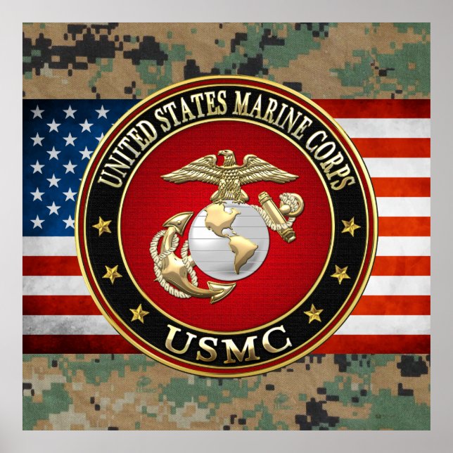 Poster USMC EGA [édition spéciale] [3D] (Devant)