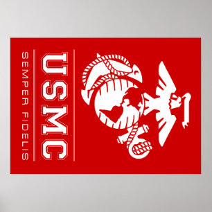 Poster Usmc Semper Fidelis [Semper fi]