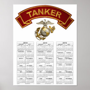 POSTER USMC TANKER