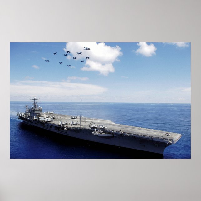 Poster USS Abraham Lincoln (CVN 72) (Devant)