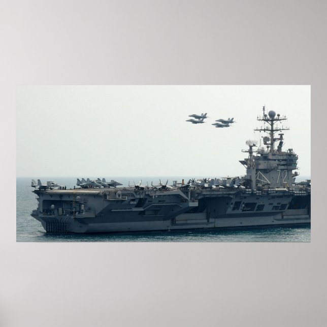 Poster USS Abraham Lincoln (CVN 72) (Devant)