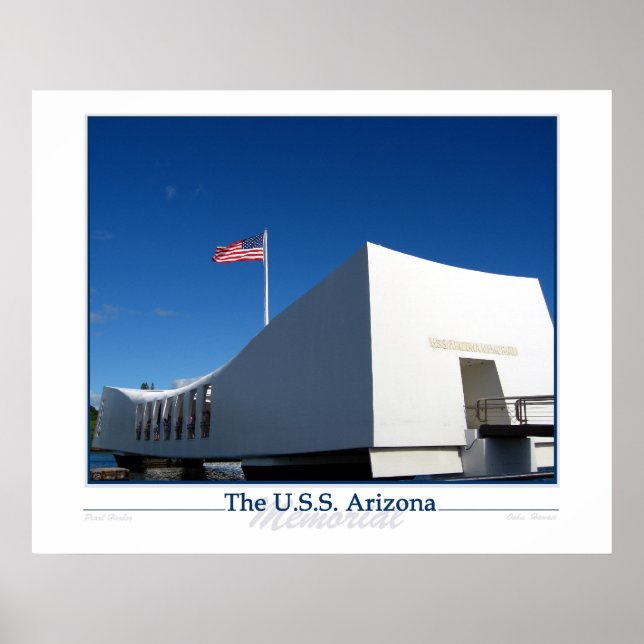 POSTER USS ARIZONA (Devant)