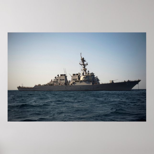 Poster USS Arleigh Burke (DDG 51) (Devant)