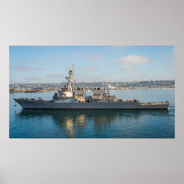 Poster USS Benfold (DDG 65) (Devant)