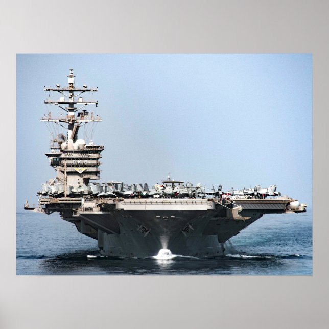 Poster USS Dwight D. Eisenhower (CVN 69) (Devant)