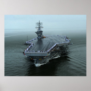 Poster USS Dwight D. Eisenhower (CVN 69)