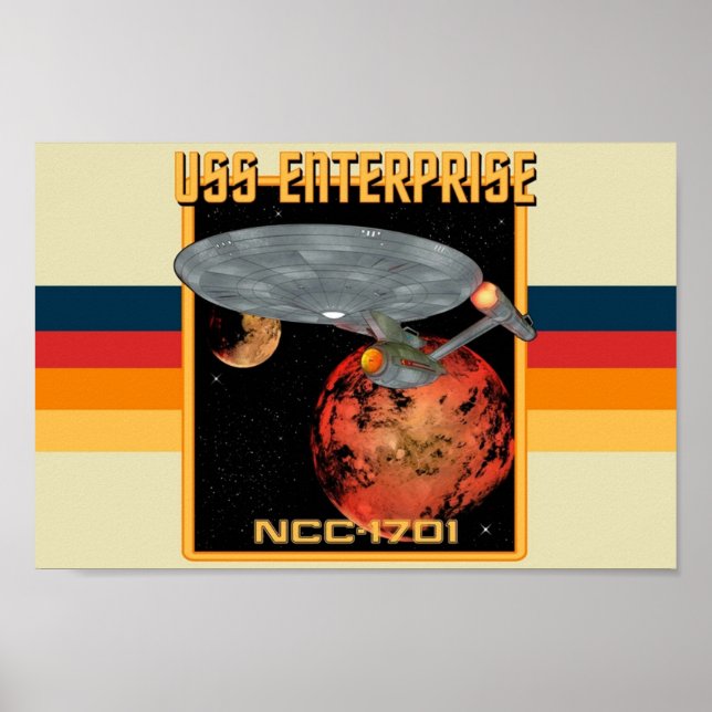 Poster USS Enterprise NCC1701 (Devant)