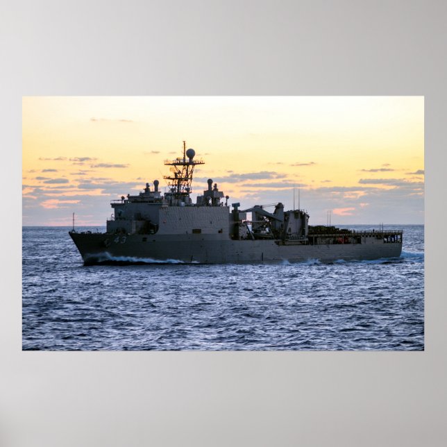 Poster USS Fort McHenry (LSD 43) (Devant)