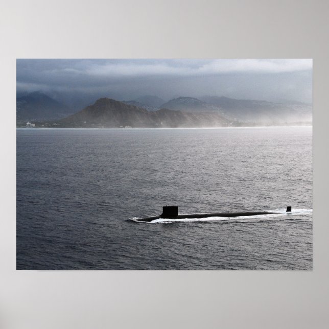 Poster USS Hawaii (SSN 776) (Devant)
