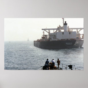 Poster USS Kidd (DDG-993) et U.S. Bridgeton, Earnest Will