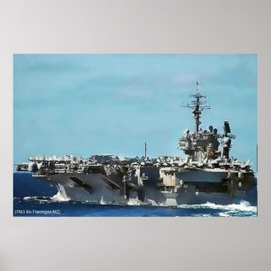 POSTER USS KITTYHAWK