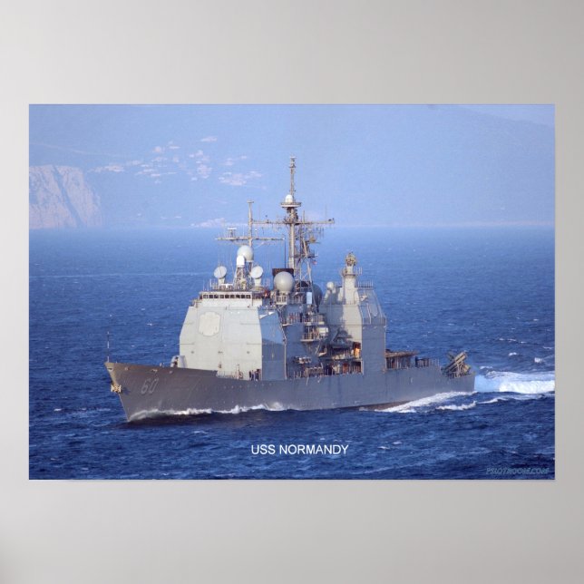 Poster USS Normandy (CG 60) (Devant)