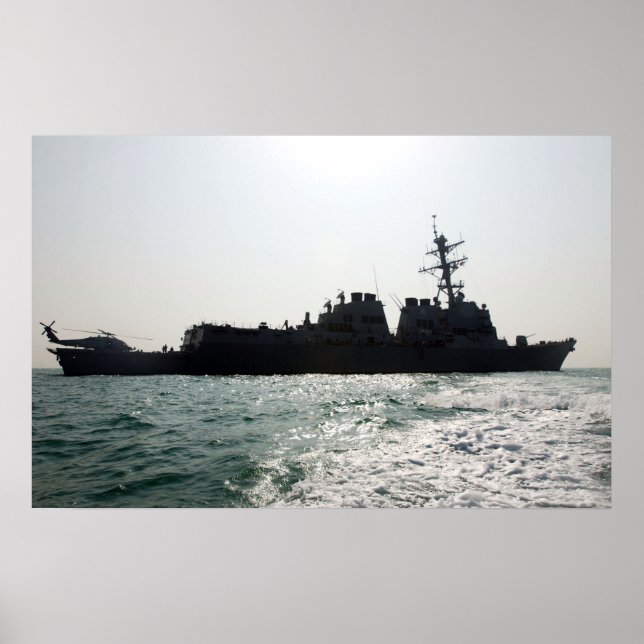 Poster USS Oscar Austin (DDG 79) (Devant)