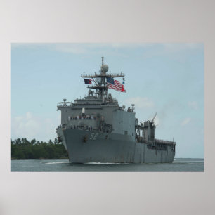 Poster USS Pearl Harbour (LSD 52)