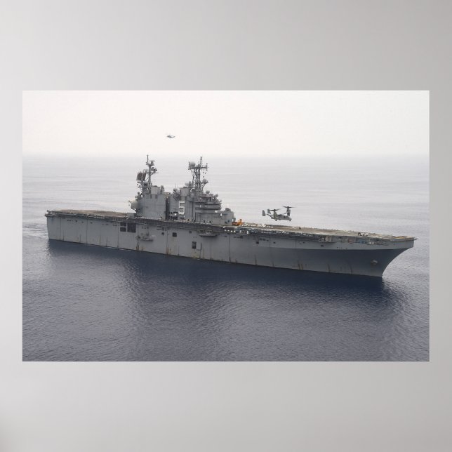 Poster USS Peleliu (LHA 5) (Devant)
