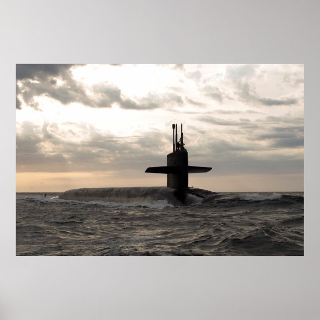 Poster USS Rhode Island (SSBN 740) (Devant)