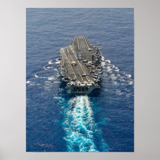 Poster USS Ronald Reagan (CVN 76) (Devant)