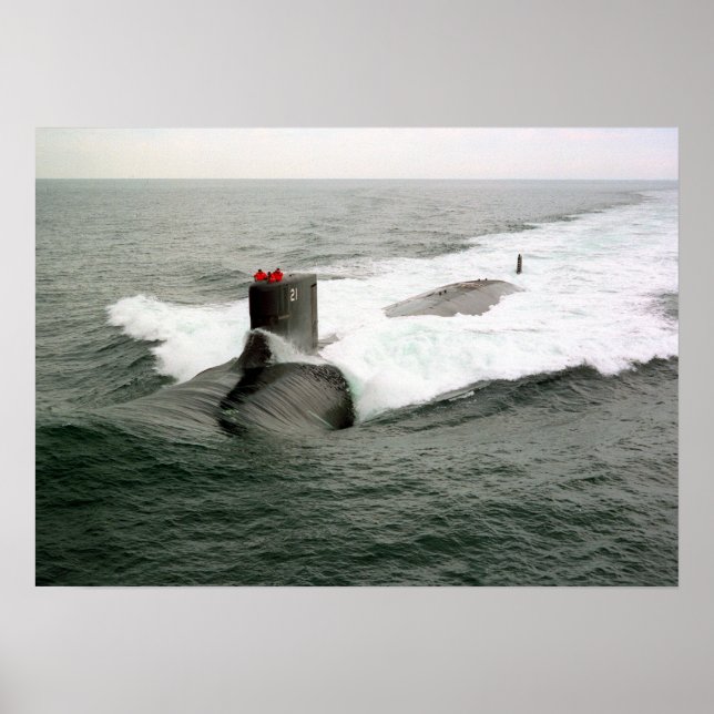 Poster USS Seawolf (SSN 21) (Devant)
