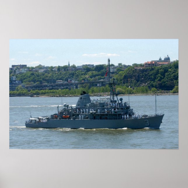 Poster USS Sentry (MCM 3) (Devant)