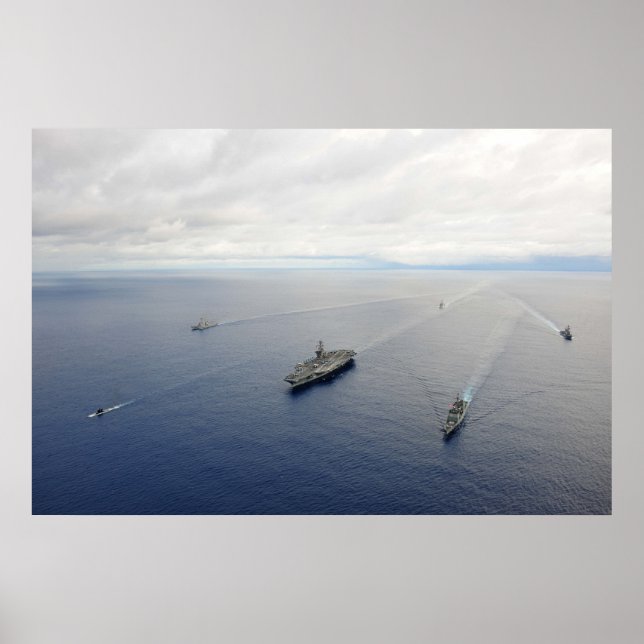 Poster USS Theodore Roosevelt (CVN 71) (Devant)