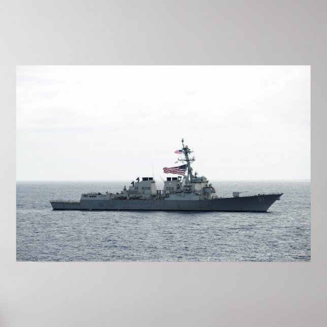 Poster USS Winston S. Churchill (DDG 81) (Devant)