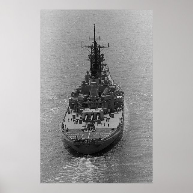 Poster USS Wisconsin (BB-64) (Devant)