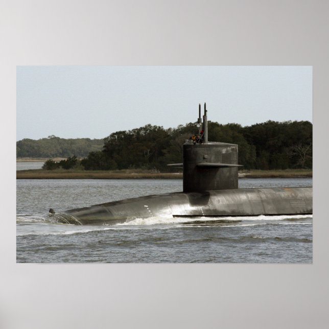 Poster USS Wyoming (SSBN 742) (Devant)