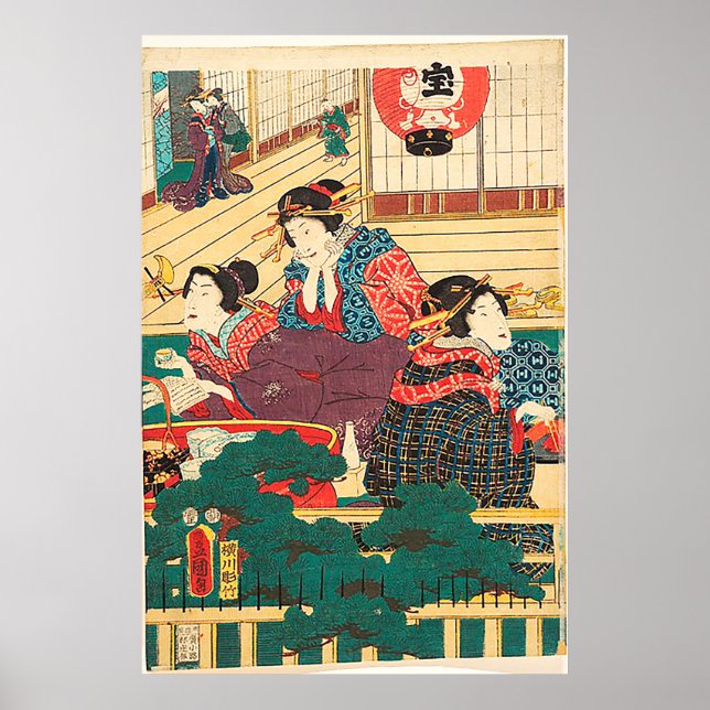 Poster Utagawa Kunisada (Devant)