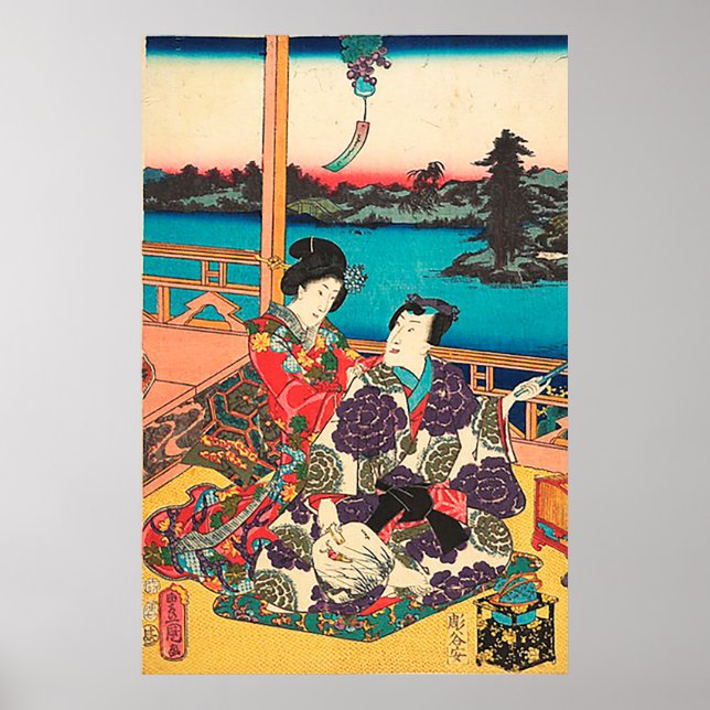 Poster Utagawa Kunisada (Devant)