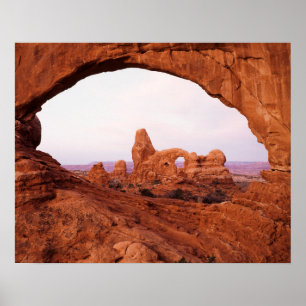 Poster Utah, Arches National Park, Turret Arch 1