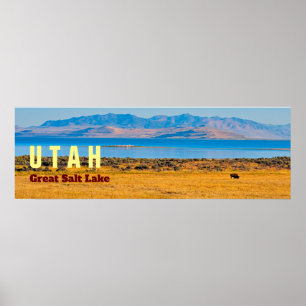 Poster UTAH L'État du Grand Salt Lake