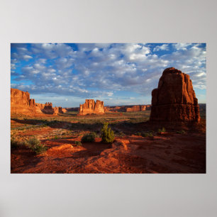 Poster Utah, Parc national des Arches, formations rocheus