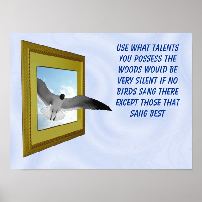POSTER UTILISER LES TALENTS QUE VOUS POSSESSEZ-POSTER (Devant)