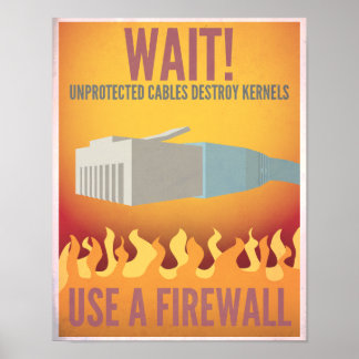 Poster Utiliser un pare-feu