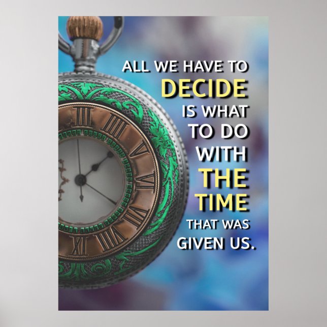 Poster Utilisez votre devis Motivationnel avec sagesse (Devant)