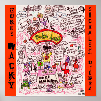 Poster Utopie selon Duke