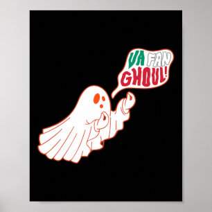 Poster Va Fan Ghoul Funny Ghost italien Halloween italien
