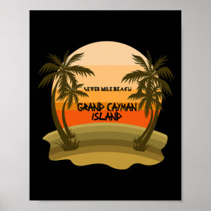 Poster Vacances à Grand Cayman, Seven Mile Beach 