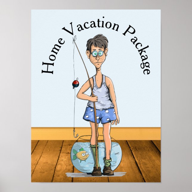 Poster Vacances amusantes (Devant)