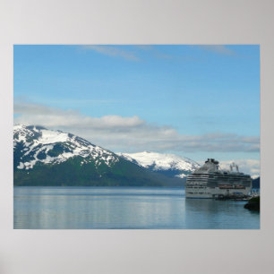 Poster Vacances de croisière en Alaska Photographie de vo