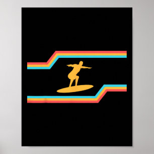 Poster Vacances d'été en Californie, Ensoleillement, Surf