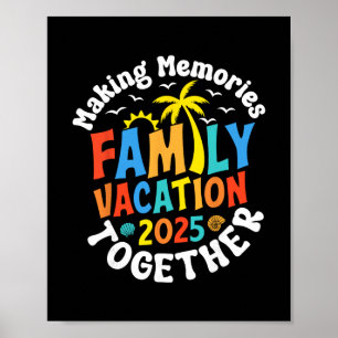 Poster Vacances en famille 2025 ambiance réunion de famil