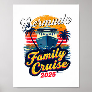 Poster Vacances en famille Vacay Squad Croisière familial