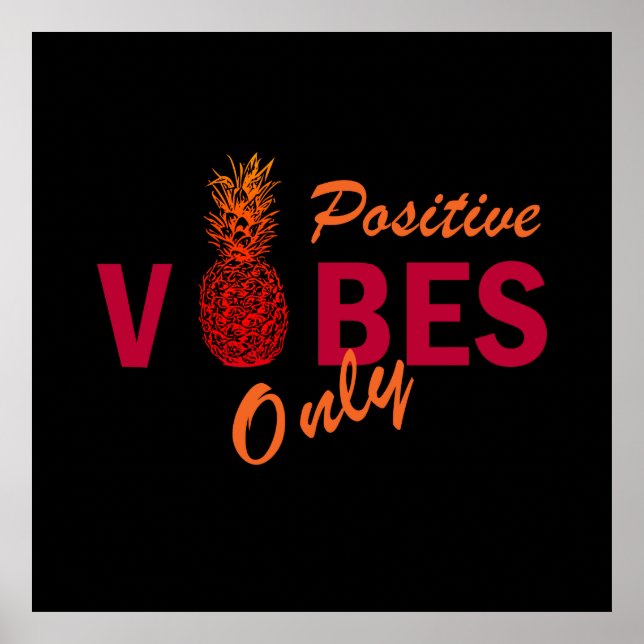 Poster Vacances estivales positives (Devant)