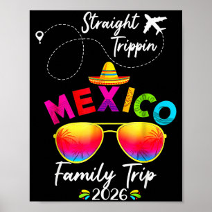 Poster Vacances familiales au Mexique Cancun 2026 Aller s