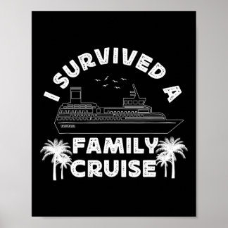 Poster Vacances sur un paquebot de croisière J'ai survécu