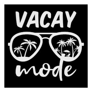 Poster Vacay Mode II - Vacances en famille