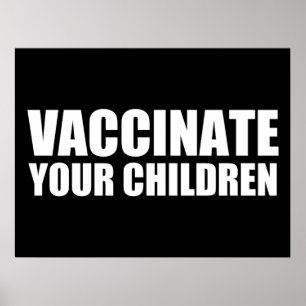 Poster Vacciner vos enfants